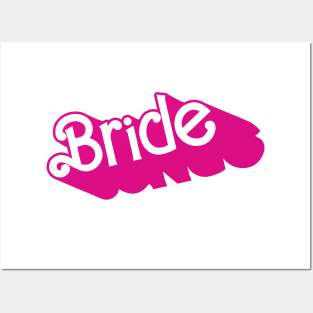 Bride Barbie logo Posters and Art